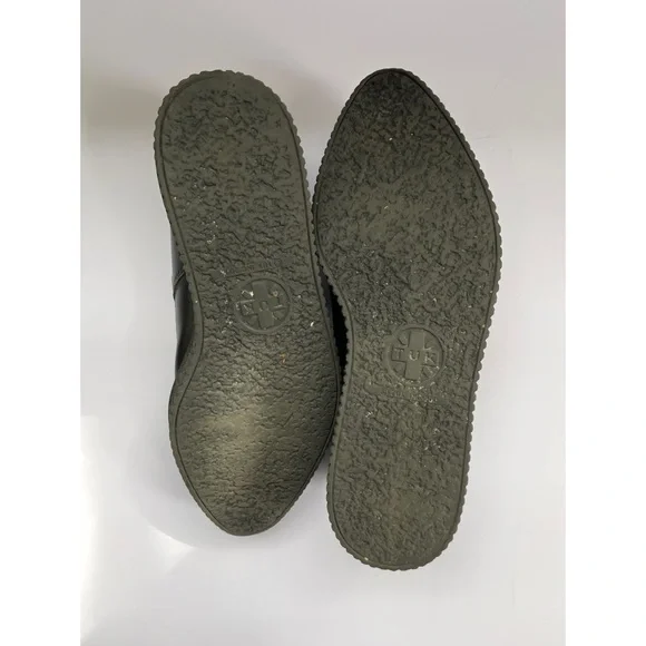 TUK Black TukSkin Pointed Buckle Creeper Platform Women’s Size 9 Men’s Size 7 - Picture 5 of 7